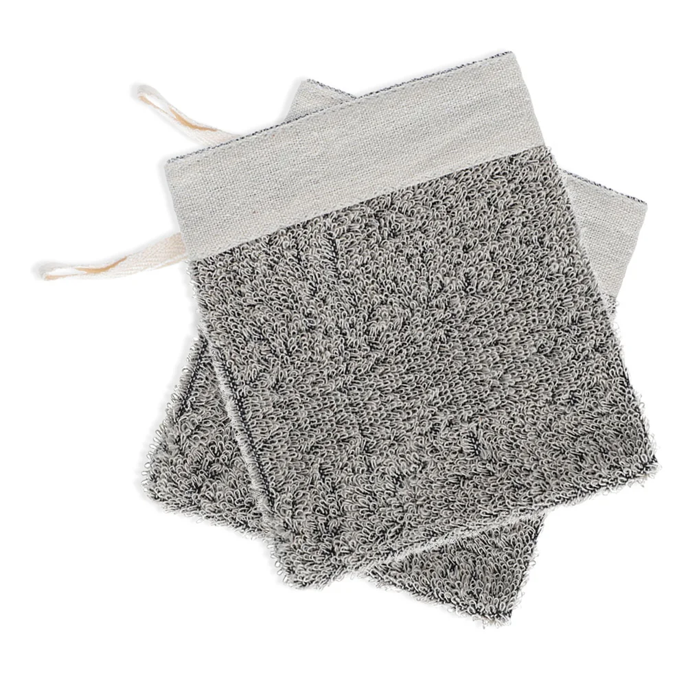 2pcs Black Linen Soap Bag Foaming Mesh Exfoliating Degradable Pouch Shower Travel Household Multi-function
2pcs Black Linen Soap Bag Foaming Mesh Exfoliating Degradable Pouch Shower Travel Household Multi-function