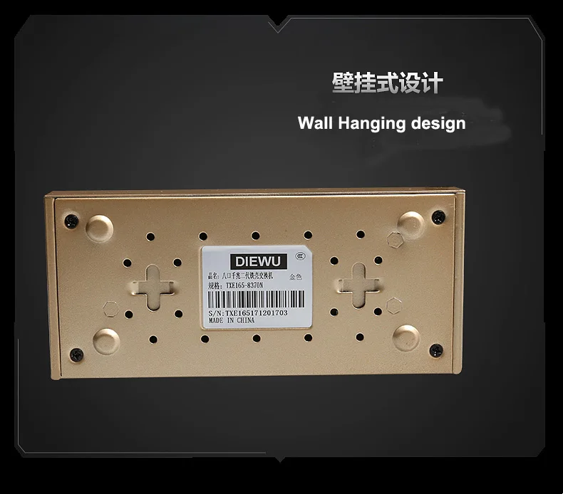 DIEWU новый дизайн 8-портовый сетевой коммутатор 10/100/1000 Мбит/с Vlan RJ45 
DIEWU новый дизайн 8-портовый сетевой коммутатор 10/100/1000 Мбит/с Vlan RJ45