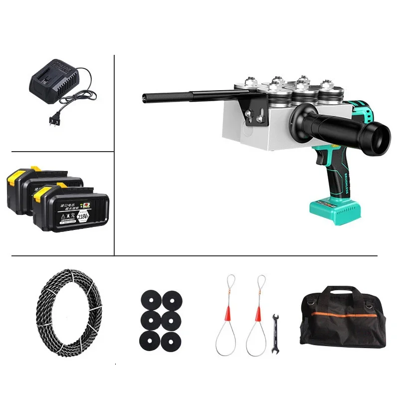 Automatic Electric Lithium Battery Wire Threading Machine Artifact Plumber Cable Puller Pipe Lead Threader
Automatic Electric Lithium Battery Wire Threading Machine Artifact Plumber Cable Puller Pipe Lead Threader