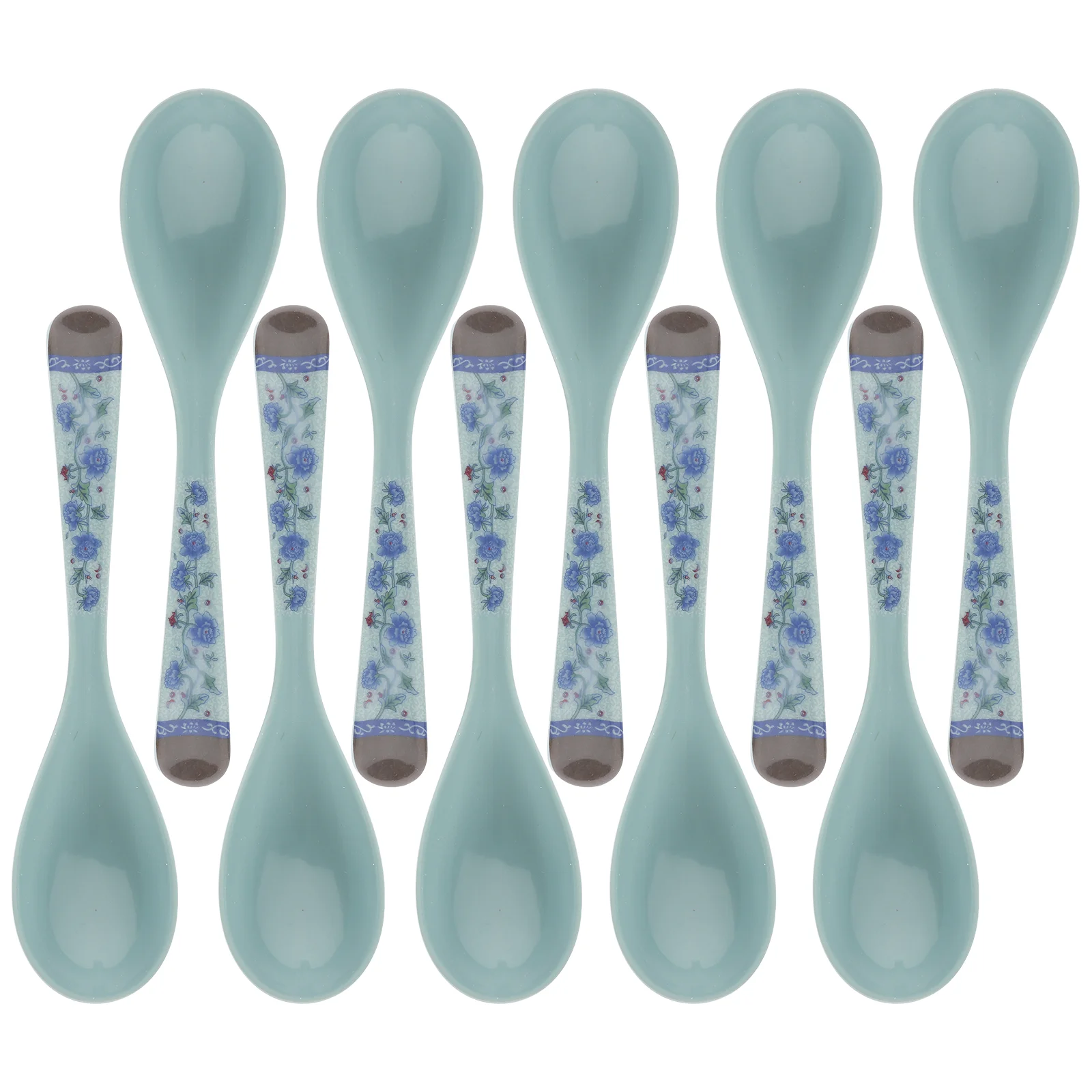 10 Pcs Spoon Melamine Food Delicate Dinner Short Handled Spoons for Ramen Soup Ladle
10 Pcs Spoon Melamine Food Delicate Dinner Short Handled Spoons for Ramen Soup Ladle