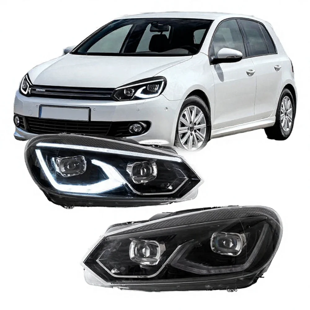 For VW Golf 6 MK6 2009-2012 Car Headlight Assembly Upgrade Golf 8 Style LED Projector Lens Plug and Play Auto Tool Accessories
For VW Golf 6 MK6 2009-2012 Car Headlight Assembly Upgrade Golf 8 Style LED Projector Lens Plug and Play Auto Tool Accessories