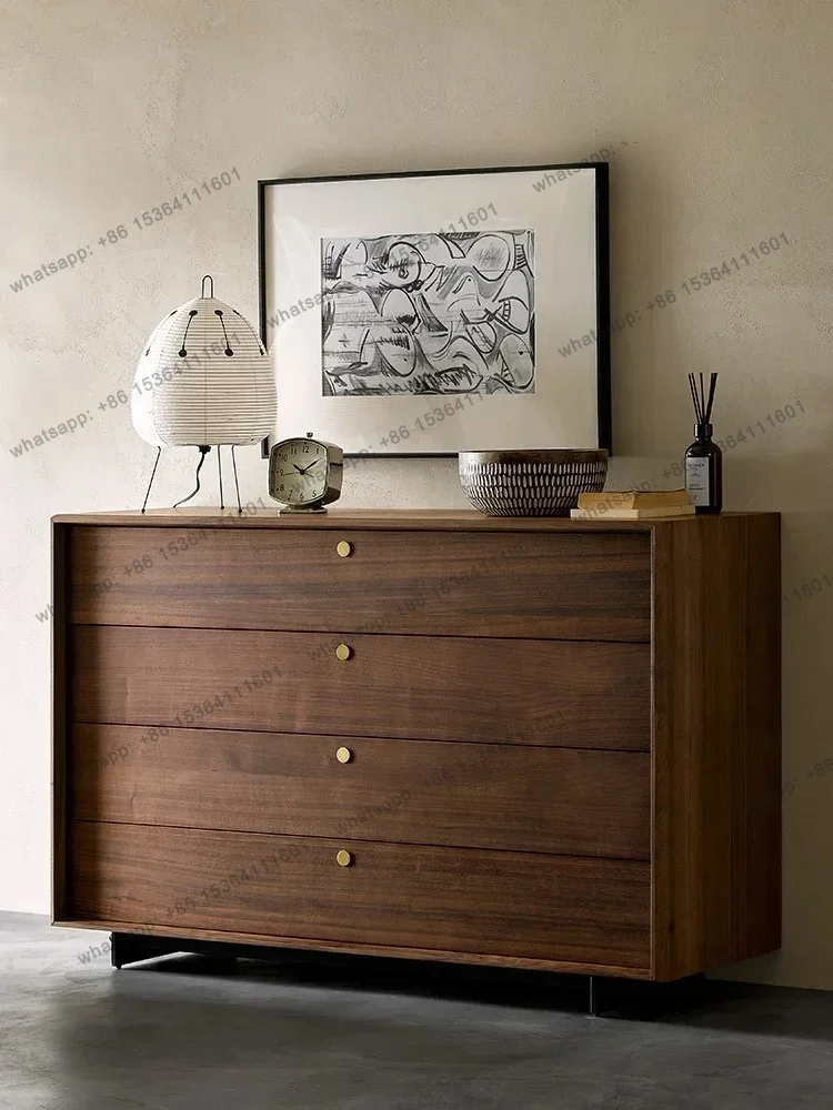 JJ4 North American Imported Black Walnut Solid Wood FourDrawer Cabinet Bedroom Storage Cabinet Living Room Cabinet
JJ4 North American Imported Black Walnut Solid Wood FourDrawer Cabinet Bedroom Storage Cabinet Living Room Cabinet
