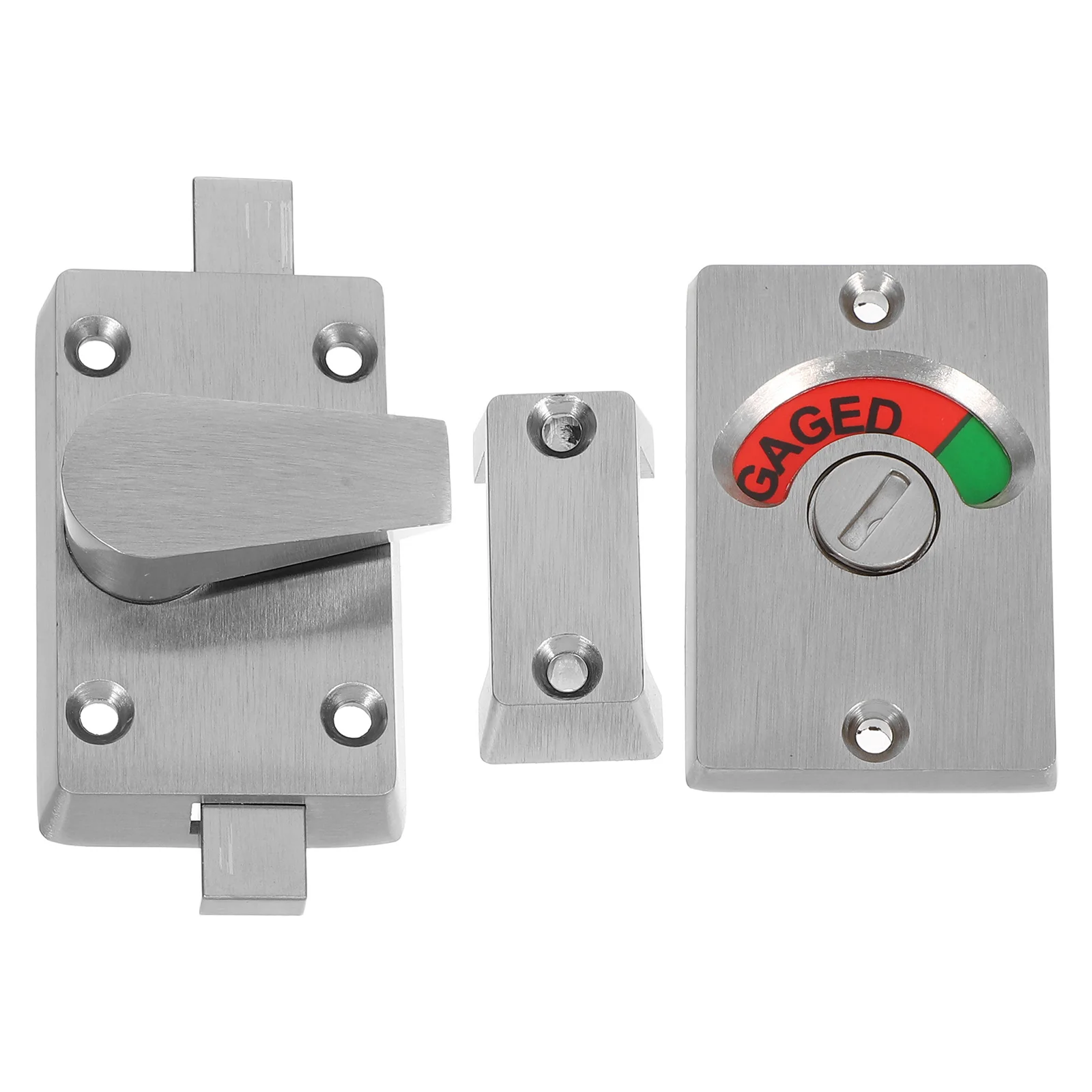 1Set Heavy Duty Bathroom Stall Door Lock with Clear Occupancy Indicator Reliable Metal Privacy Latch for Public Restroom
1Set Heavy Duty Bathroom Stall Door Lock with Clear Occupancy Indicator Reliable Metal Privacy Latch for Public Restroom