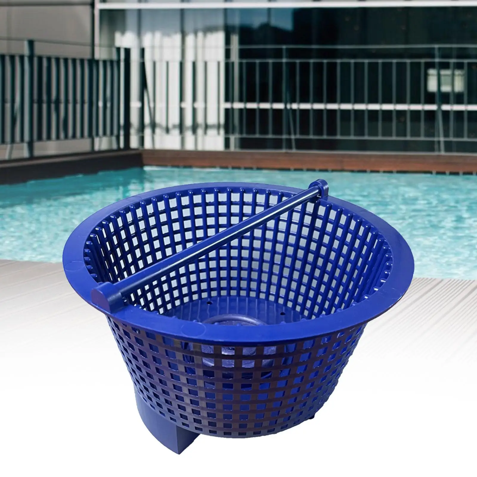 Skimmer Basket with Handle Effective Cleans Debris Leaves Pool Filter Basket Replacement for Debris Cleaning Scum Swimming Pool
Skimmer Basket with Handle Effective Cleans Debris Leaves Pool Filter Basket Replacement for Debris Cleaning Scum Swimming Pool
