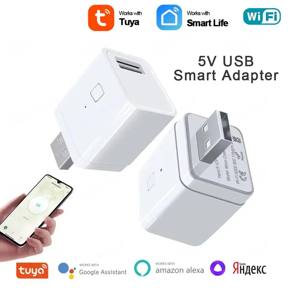 Doodle Tuya Smart USB Adapter Switch 5V WiFi Power Adapter Charging Head APP Voice Timing
Doodle Tuya Smart USB Adapter Switch 5V WiFi Power Adapter Charging Head APP Voice Timing