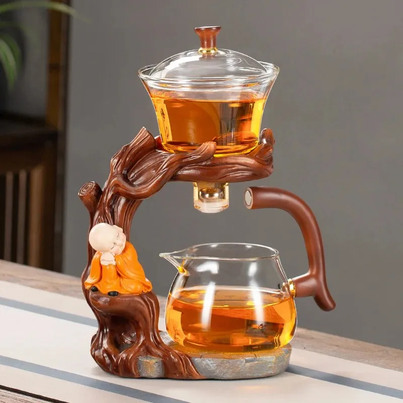 Household Glass Kung Fu Teapot Magnetic Brewing Tool Lazy Automatic Tea Set
Household Glass Kung Fu Teapot Magnetic Brewing Tool Lazy Automatic Tea Set