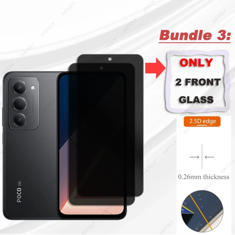 For Xiaomi Poco M8s Glass Privacy Screen Protector For Xiaomi Poco M8s 5G Camera Lens Protector Anti-spy Glass For Poco M8s 5G
For Xiaomi Poco M8s Glass Privacy Screen Protector For Xiaomi Poco M8s 5G Camera Lens Protector Anti-spy Glass For Poco M8s 5G