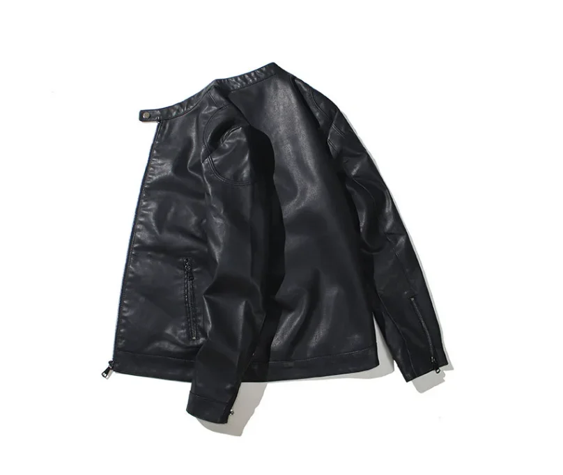 Men's Casual PU Leather Jacket Men's Slim Fit Pu Leather Jacket Middleaged Men's Jacket Men's Trend Young Stand Collar Jacket
Men's Casual PU Leather Jacket Men's Slim Fit Pu Leather Jacket Middleaged Men's Jacket Men's Trend Young Stand Collar Jacket