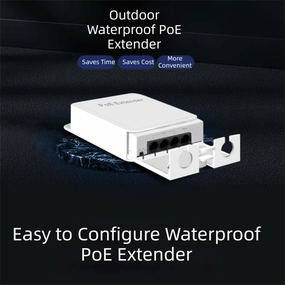 4 Port PoE Extender Industrial 100/1000Mbps Network Switch Repeater Waterproof Gigabit PoE Repeater
4 Port PoE Extender Industrial 100/1000Mbps Network Switch Repeater Waterproof Gigabit PoE Repeater