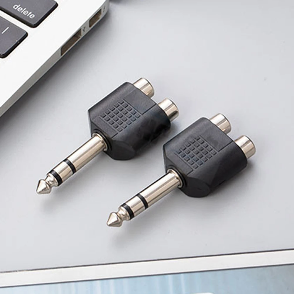 6.35Mm To Dual Rca Audio Adapter Converter Speaker Splitter Subwoofer Connector Zinc Alloy Plug For Instruments Y Audio Splitter
6.35Mm To Dual Rca Audio Adapter Converter Speaker Splitter Subwoofer Connector Zinc Alloy Plug For Instruments Y Audio Splitter