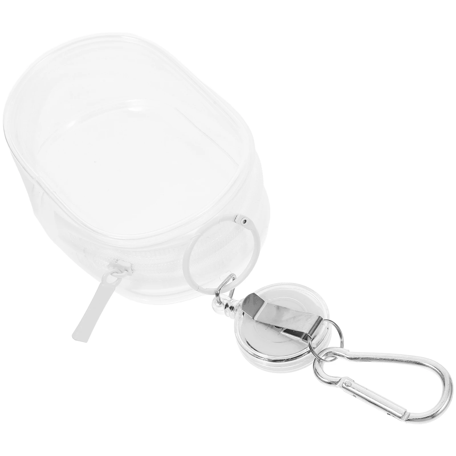 Portable Phone Cable Earphone Storage Bag White Oval PVC Transparent Hanging Pack Lightweight Key Holder USB Flash Disk
Portable Phone Cable Earphone Storage Bag White Oval PVC Transparent Hanging Pack Lightweight Key Holder USB Flash Disk