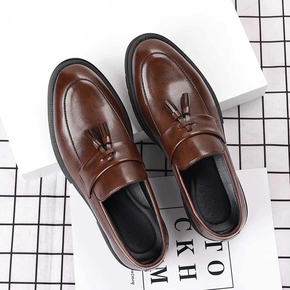 Hot Sale Loafers for Men Handmade Soft Driving Shoes Moccasins High Quality Slip on Flats New Arrival Leather Man Business Shoes
Hot Sale Loafers for Men Handmade Soft Driving Shoes Moccasins High Quality Slip on Flats New Arrival Leather Man Business Shoes