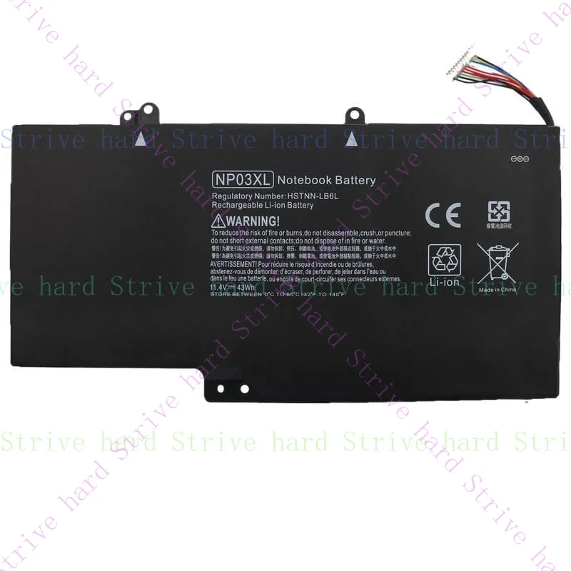 NP03XL 760944-421 АККУМУЛЯТОР ДЛЯ HP Pavilion X360 13-A010DX 13-A110DX 15-u010dx США
NP03XL 760944-421 АККУМУЛЯТОР ДЛЯ HP Pavilion X360 13-A010DX 13-A110DX 15-u010dx США