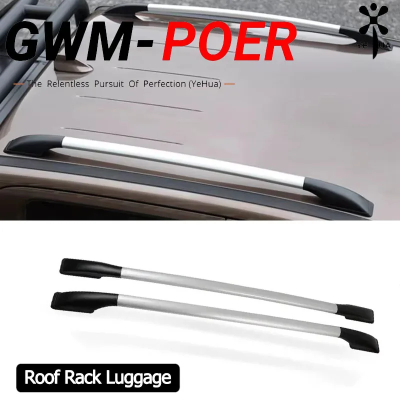 For Great Wall Poer Gwm Cannon 2019-2026 Car Roof Rack Luggage Aluminum Alloy Side Bar Cross Rails Trim Modification Accessories
For Great Wall Poer Gwm Cannon 2019-2026 Car Roof Rack Luggage Aluminum Alloy Side Bar Cross Rails Trim Modification Accessories