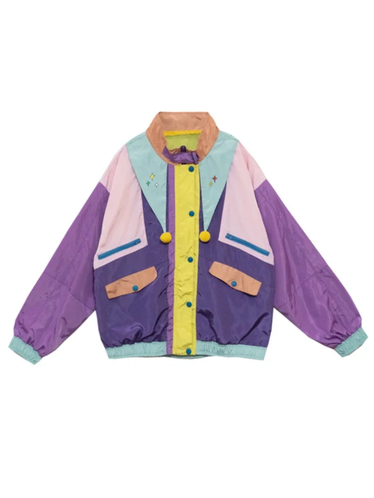 2023 Winter Harajuku Woman Jackets Stand Collar Patchwork Pockets Outerwear Women Coats Streetwear Female Ladies Sudadera
2023 Winter Harajuku Woman Jackets Stand Collar Patchwork Pockets Outerwear Women Coats Streetwear Female Ladies Sudadera