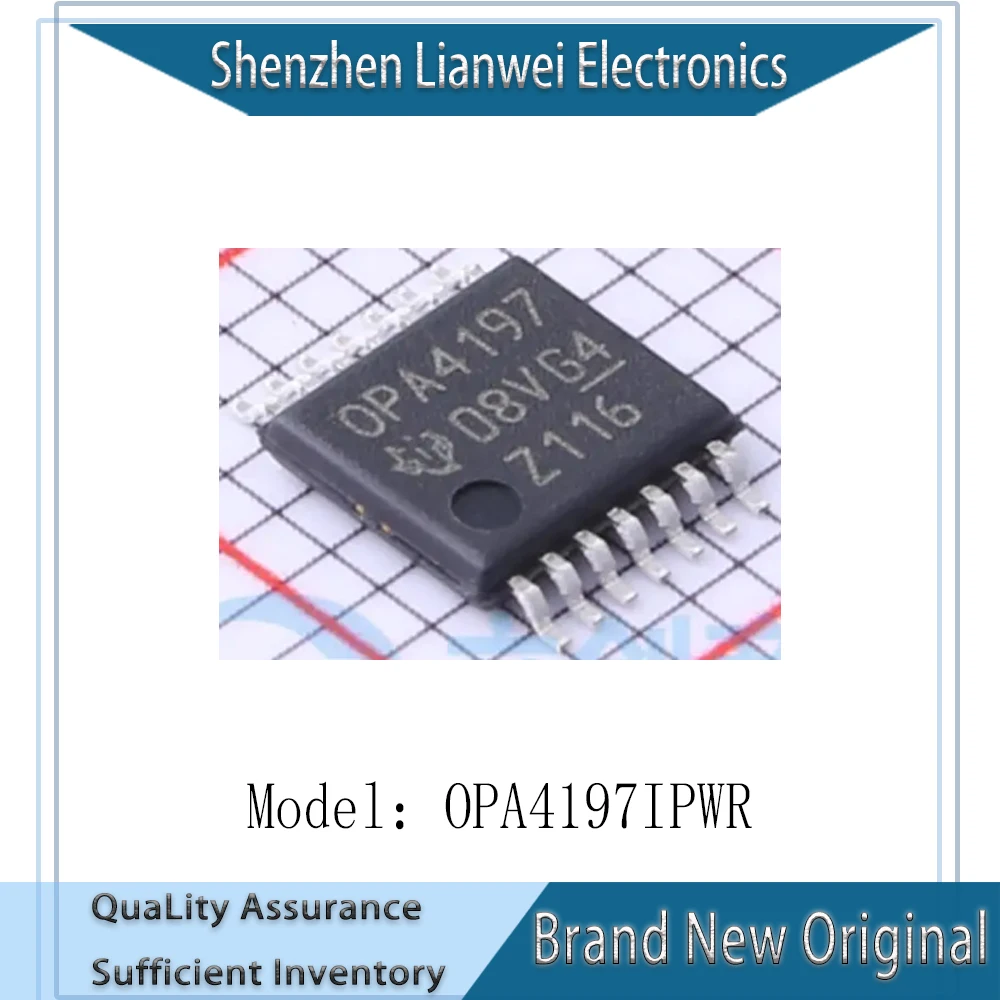 (10 Piece)100% New Original OPA4197IPWR OPA4197 OPA4197IPW IC Chipset TSSOP-14
(10 Piece)100% New Original OPA4197IPWR OPA4197 OPA4197IPW IC Chipset TSSOP-14