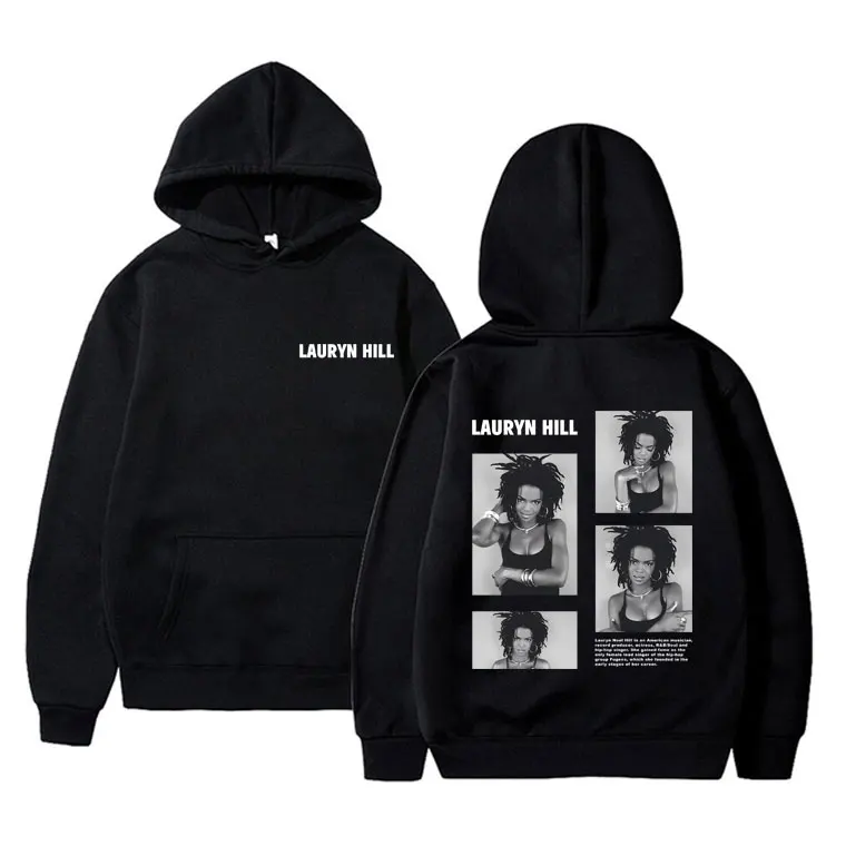 Best Famous Rapper Lauryn Hill Double Sided Graphic Hoodie Male Fashion Oversized Pullover Men Women Vintage Hip Hop Sweatshirt
Best Famous Rapper Lauryn Hill Double Sided Graphic Hoodie Male Fashion Oversized Pullover Men Women Vintage Hip Hop Sweatshirt