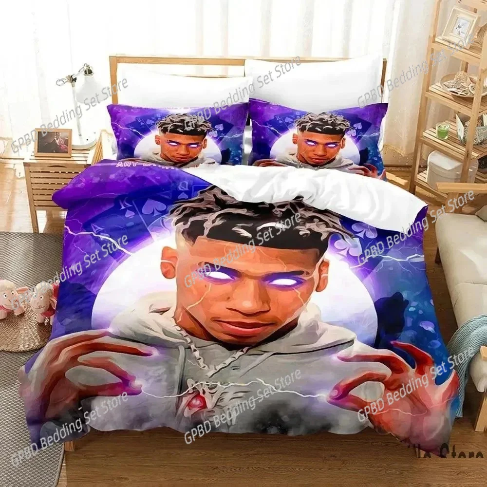 3D Print NLE Choppa Rapper Comfortable Duvet Quilt Cover Pillowcase Bedding Set Children Bedroom Decoration Home Textile
3D Print NLE Choppa Rapper Comfortable Duvet Quilt Cover Pillowcase Bedding Set Children Bedroom Decoration Home Textile