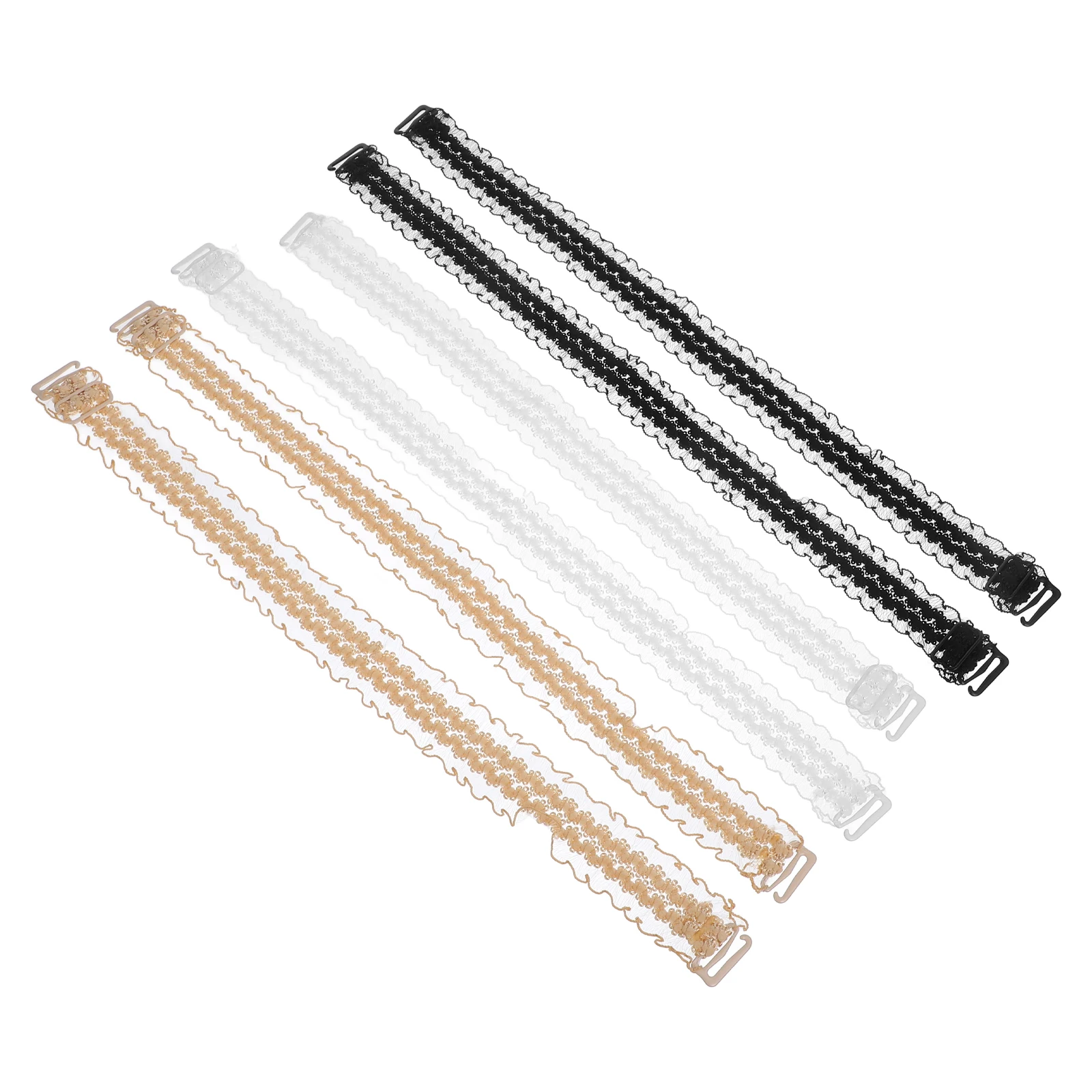 3Pairs Non-Slip Bra Straps Replacement Elegant Lace Shoulder Straps Detachable Women Supply Soft Skin-Friendly Adjustable Length
3Pairs Non-Slip Bra Straps Replacement Elegant Lace Shoulder Straps Detachable Women Supply Soft Skin-Friendly Adjustable Length