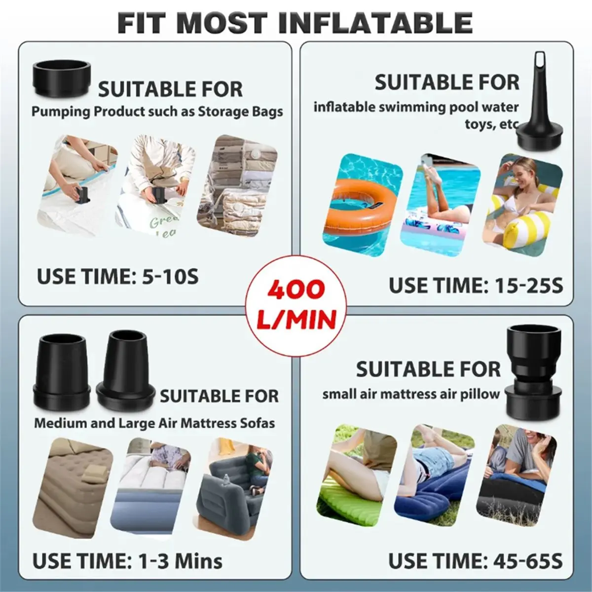 A78I New Portable Electric Air Pump for Inflatables for Outdoor Camping,Air Mattress Beds,Boats,Cushion,Couch,Pool Floats A
A78I New Portable Electric Air Pump for Inflatables for Outdoor Camping,Air Mattress Beds,Boats,Cushion,Couch,Pool Floats A