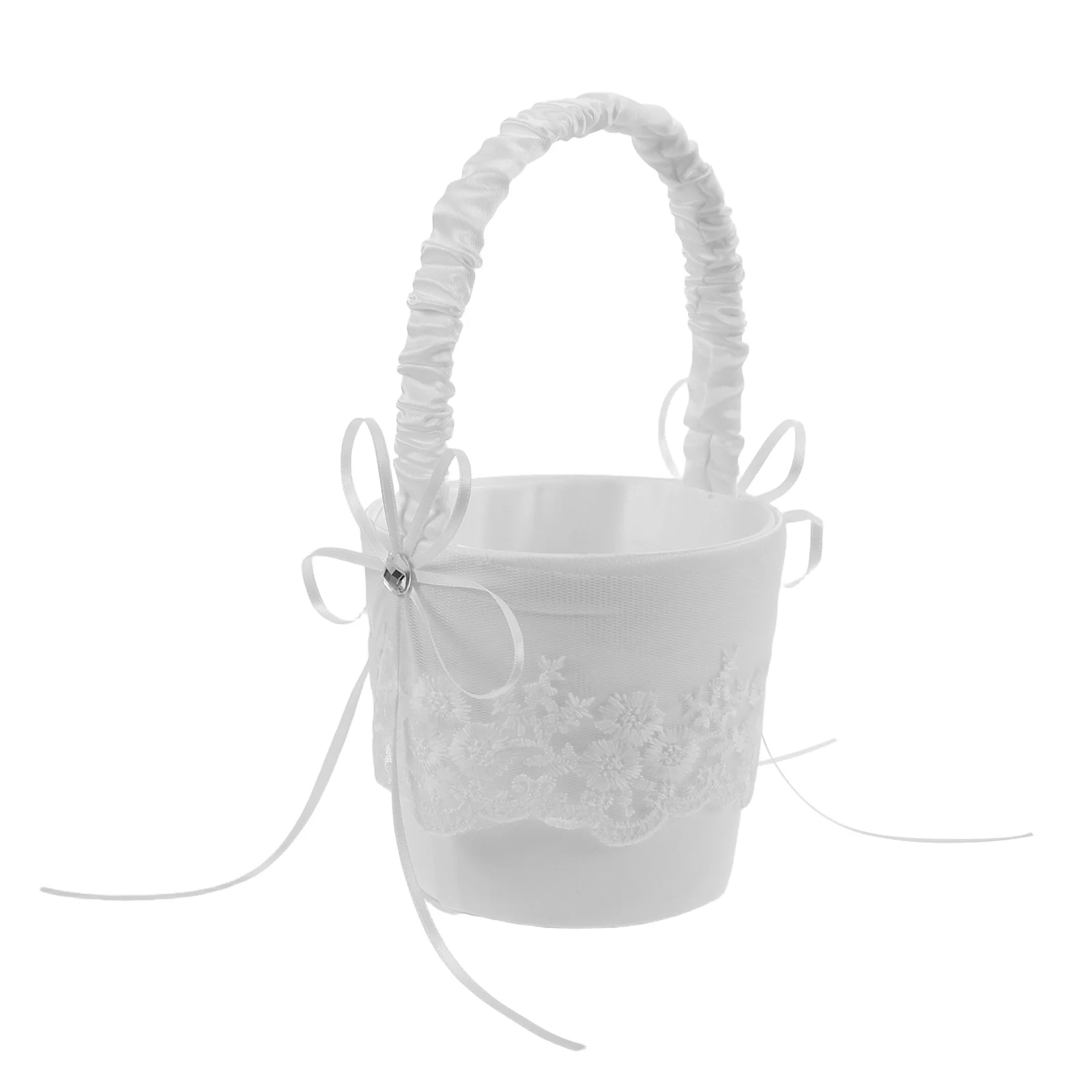 Elegant White Lace Flower Basket for Children Lightweight Portable Wedding Party Accessory Pure Material
Elegant White Lace Flower Basket for Children Lightweight Portable Wedding Party Accessory Pure Material