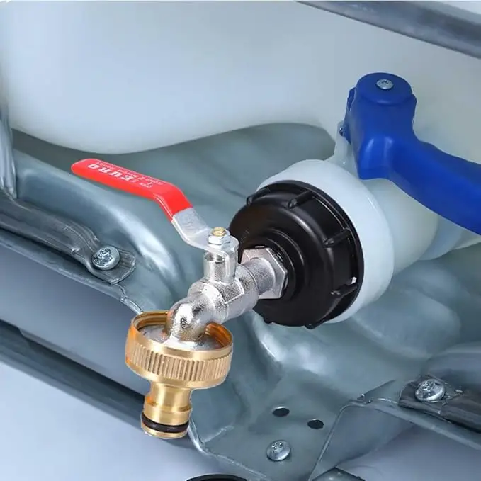 Durable IBC Tank Tap Adapter S60*6 Coarse Thread to 1/2'' 3/4'' Connector Replacement Valve Garden Home Valve Fitting Faucet
Durable IBC Tank Tap Adapter S60*6 Coarse Thread to 1/2'' 3/4'' Connector Replacement Valve Garden Home Valve Fitting Faucet