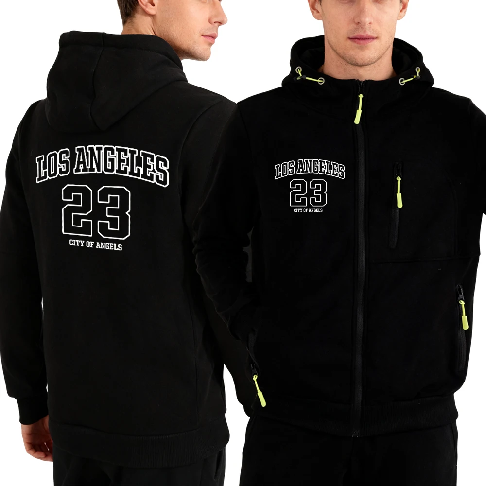 Los Angeles Number 23 Printed Zipper Hooded Man Fashion Casual Hoodies Multicolor Loose Hoodie Autumn Street Fleece Tops
Los Angeles Number 23 Printed Zipper Hooded Man Fashion Casual Hoodies Multicolor Loose Hoodie Autumn Street Fleece Tops