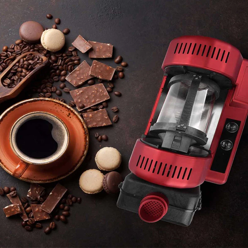 Роторная жаровня, жаровня, электрическая маленькая бытовая жаровня для кофейных зерен, машина для выпечки для домашнего офиса
Роторная жаровня, жаровня, электрическая маленькая бытовая жаровня для кофейных зерен, машина для выпечки для домашнего офиса