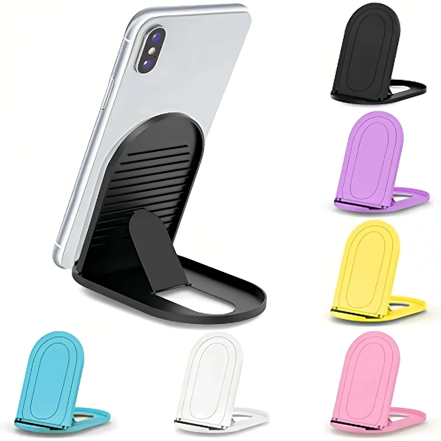 Foldable Phone Stand 6-Pack, Portable Cell Phone Holder for Desk with Adjustable Viewing Angle for iPhone and Android
Foldable Phone Stand 6-Pack, Portable Cell Phone Holder for Desk with Adjustable Viewing Angle for iPhone and Android