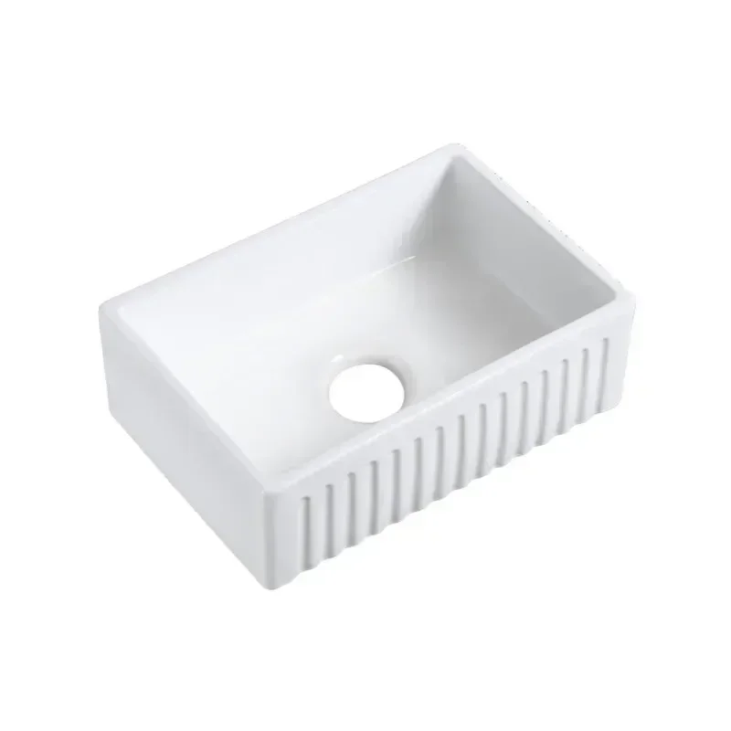American style kitchen ceramic semi embedded under the counter vegetable sink open cabinet Farmhouse sink
American style kitchen ceramic semi embedded under the counter vegetable sink open cabinet Farmhouse sink