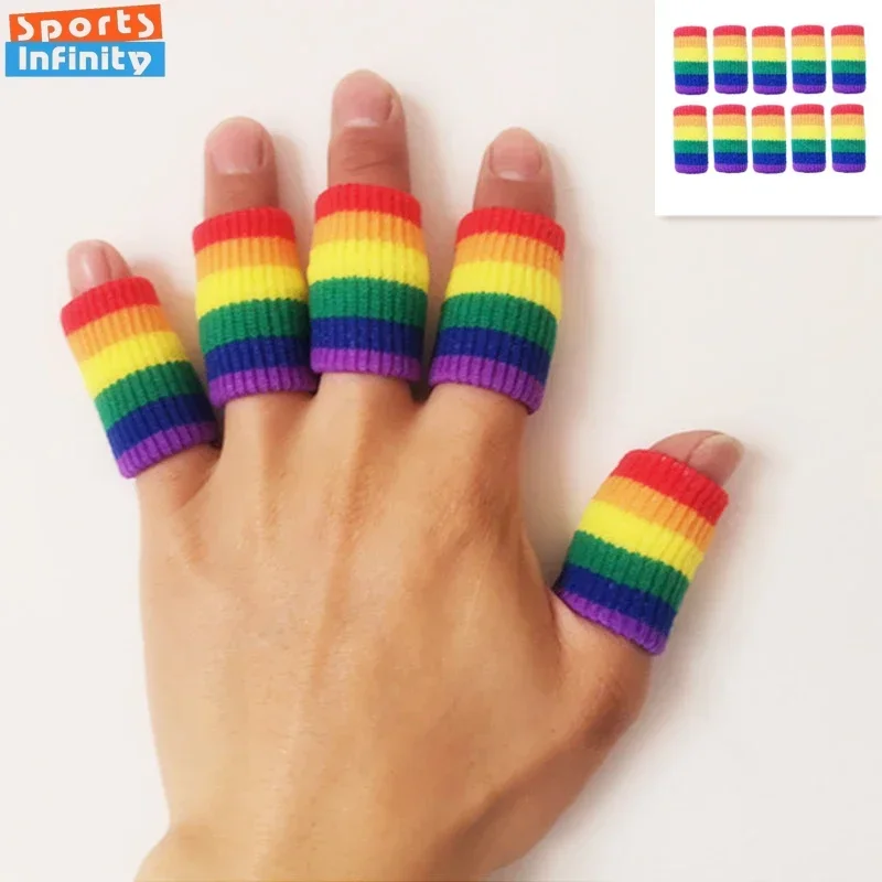 Stripe Finger Cover Sport Finger Protection Volleyball Protector Basketball Finger Joint Protection Cover Basketball Accessories
Stripe Finger Cover Sport Finger Protection Volleyball Protector Basketball Finger Joint Protection Cover Basketball Accessories
