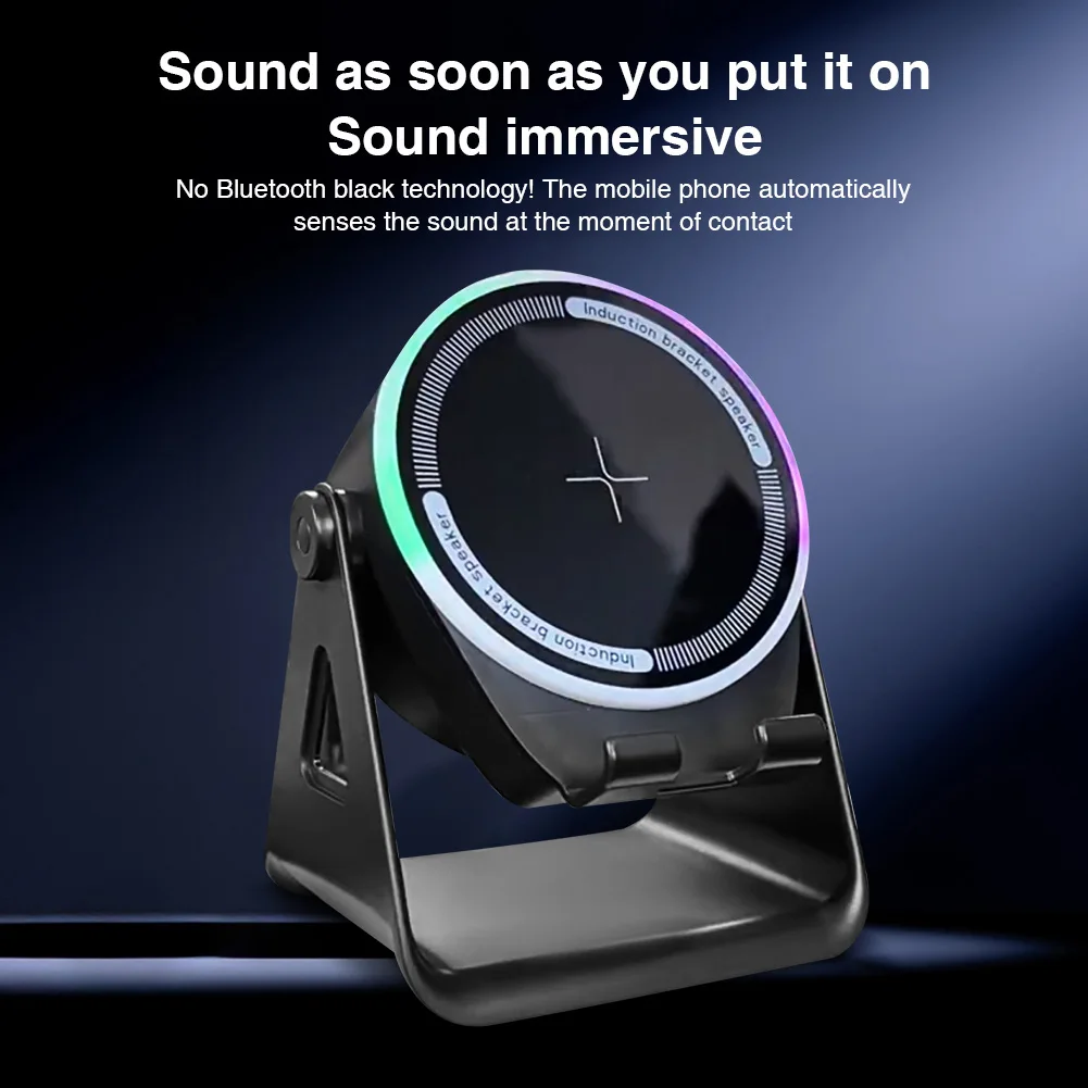 Portable Bluetooth-compatible Speaker with Bluetooth-compatible Speaker RGB Ambient Light for Home and Outdoors
Portable Bluetooth-compatible Speaker with Bluetooth-compatible Speaker RGB Ambient Light for Home and Outdoors
