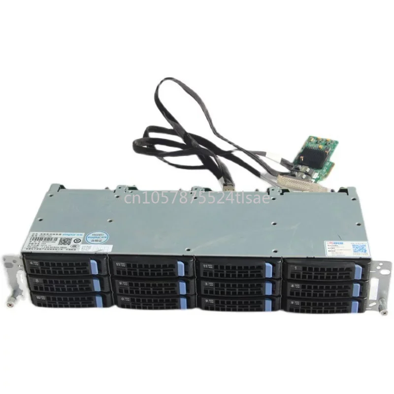 NAS 12Gb expansion storage SAS/SATA 12 24-bay 3.5-inch hot-swappable hard drive cage
NAS 12Gb expansion storage SAS/SATA 12 24-bay 3.5-inch hot-swappable hard drive cage
