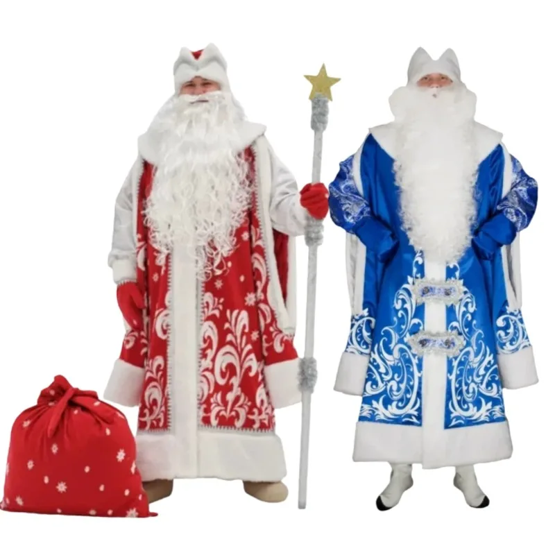 Christmas Blue Santa Claus Cosplay Costume Christmas Hat Clothes Gloves Bag Beard Suit for Adult Men Xmas Roleplay Outfit
Christmas Blue Santa Claus Cosplay Costume Christmas Hat Clothes Gloves Bag Beard Suit for Adult Men Xmas Roleplay Outfit