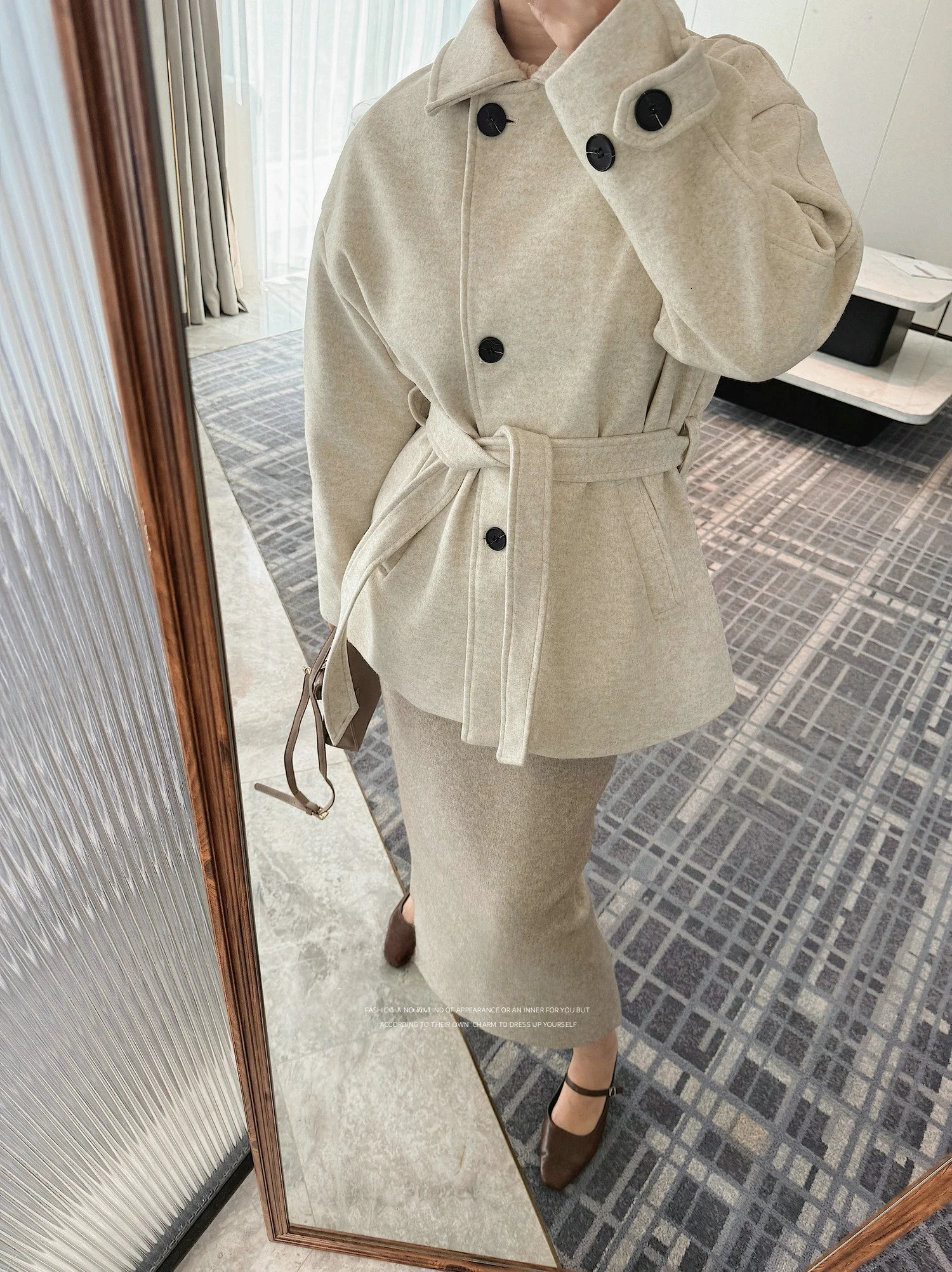 JINGONI Women's Woolen Coat Loose Waist Design Faionable Simple Sle Autumn Winter New Arrival Ele Gentle Trendy
JINGONI Women's Woolen Coat Loose Waist Design Faionable Simple Sle Autumn Winter New Arrival Ele Gentle Trendy