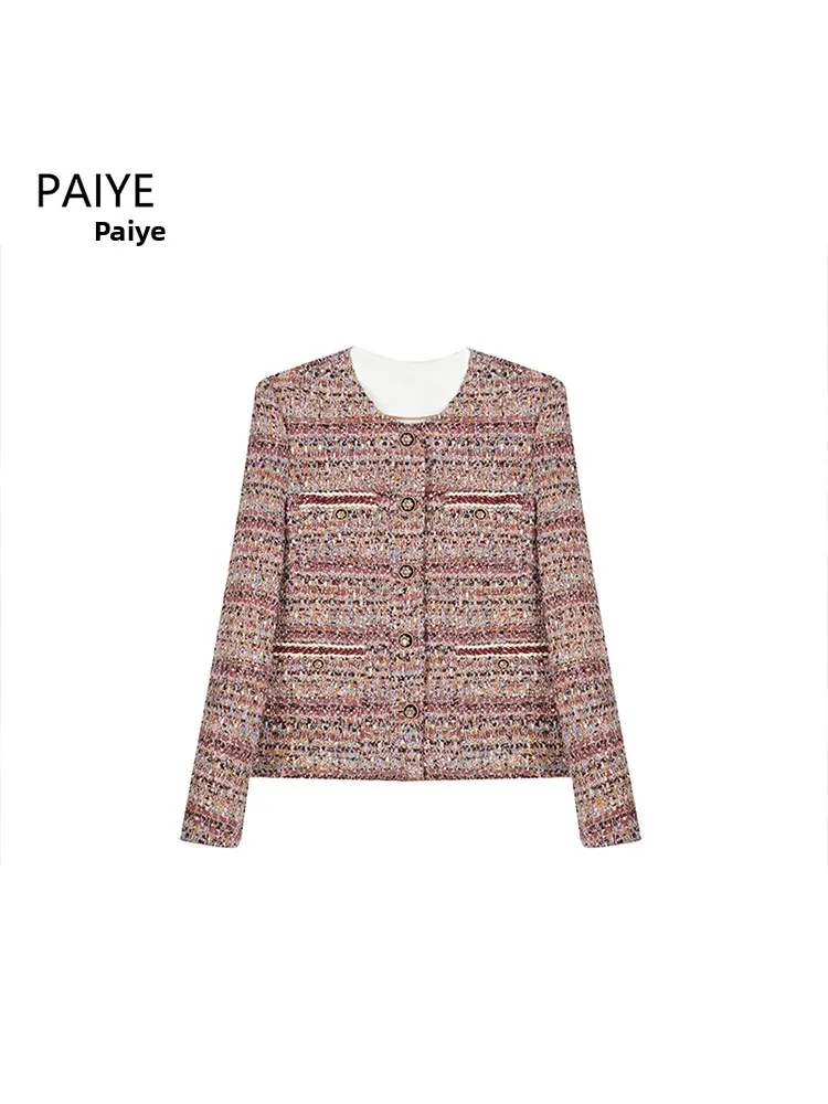 Heavyweight Luxury Tweed Red Outerwear Women's Faion Design Spring Autumn New Sle round Ne Button Sve Long Coat
Heavyweight Luxury Tweed Red Outerwear Women's Faion Design Spring Autumn New Sle round Ne Button Sve Long Coat