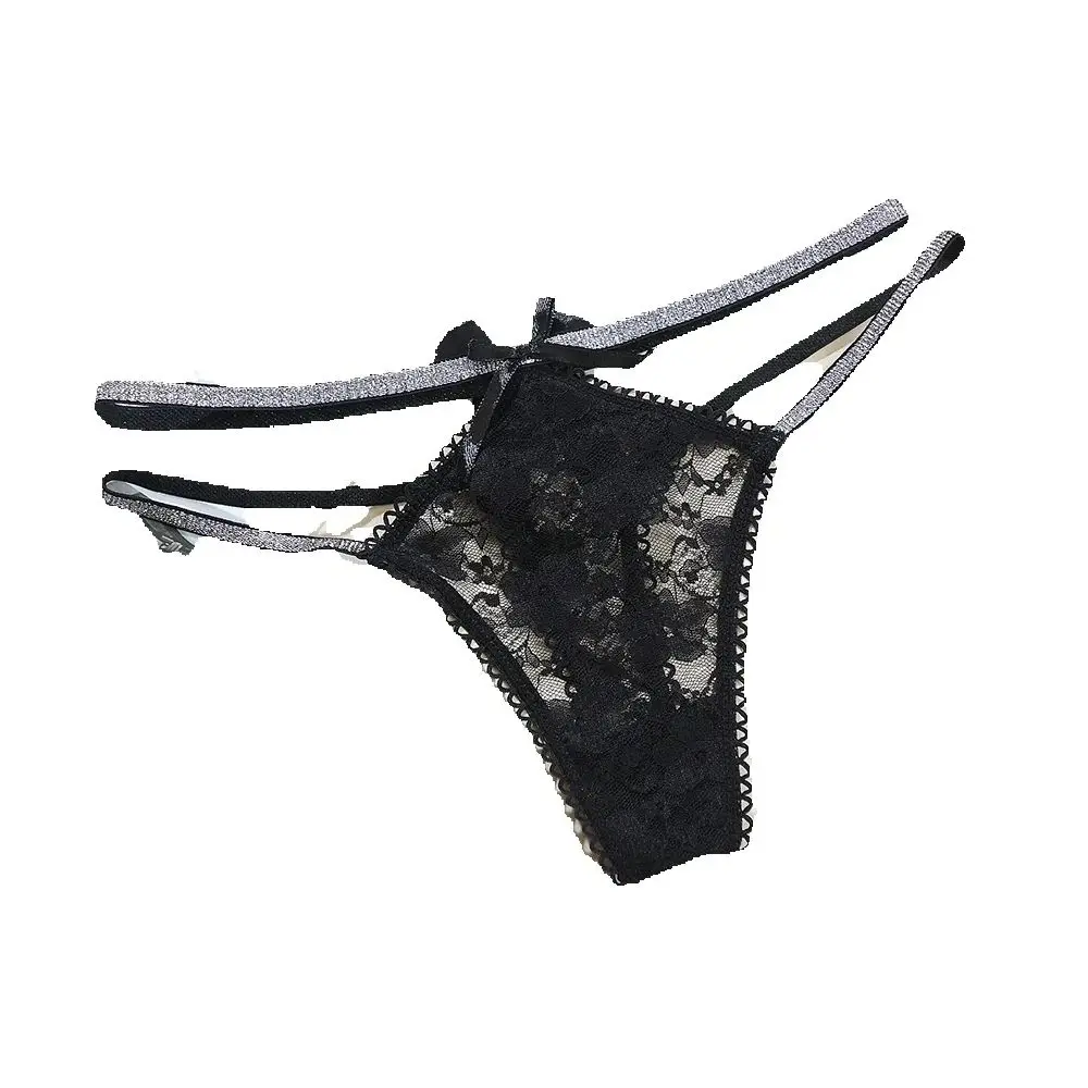 Women's Erotic Hollowed G-string Glitter Rhinestone Seamless Thongs Sexy Lace Double Thin Strap Panties See Through Underwear
Women's Erotic Hollowed G-string Glitter Rhinestone Seamless Thongs Sexy Lace Double Thin Strap Panties See Through Underwear