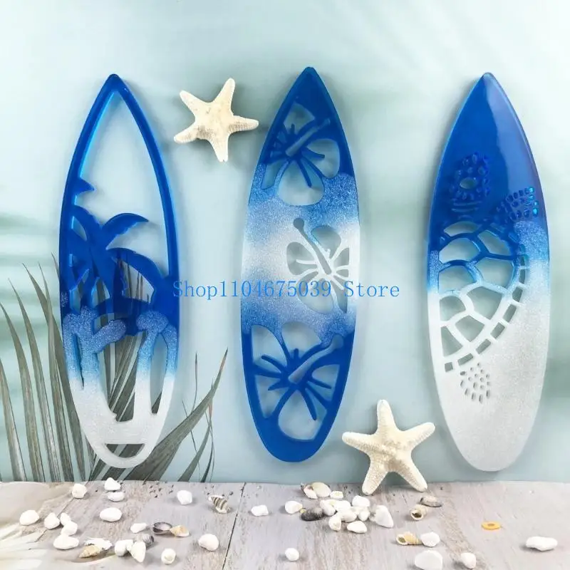 Set of 3 Epoxy Silicone Mold Surfboard Shaped Accessories Molds Flexible Wall Decorations Mould Jewelry Making Supplies
Set of 3 Epoxy Silicone Mold Surfboard Shaped Accessories Molds Flexible Wall Decorations Mould Jewelry Making Supplies