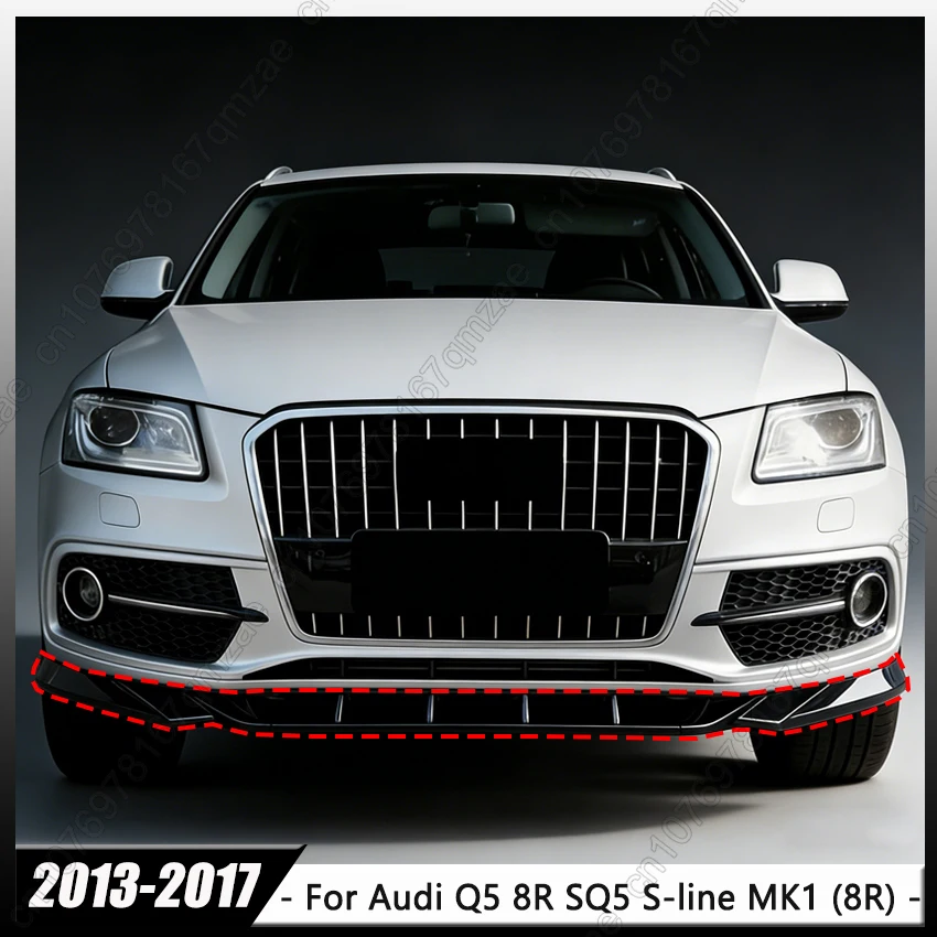 For Audi Q5 8R SQ5 S-line MK1 (8R) 2013-2017 Front Bumper Lower Spoiler Lip Exterior Separator Splitter Exterior Guard Cover
For Audi Q5 8R SQ5 S-line MK1 (8R) 2013-2017 Front Bumper Lower Spoiler Lip Exterior Separator Splitter Exterior Guard Cover