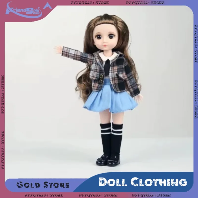 30 см аксессуары для одежды для кукол BJD, один комплект для 1/6 BJD, милый модный костюм, одежда для кукол, униформа, костюм, игрушка «сделай сам», подарки для детей
30 см аксессуары для одежды для кукол BJD, один комплект для 1/6 BJD, милый модный костюм, одежда для кукол, униформа, костюм, игрушка «сделай сам», подарки для детей