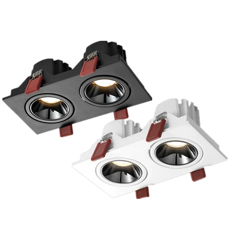 Double-head Recessed Spotlight 5w 7w 10w Led Living Room Dining Room Without Main Light Anti-glare Home Bold Spotlight
Double-head Recessed Spotlight 5w 7w 10w Led Living Room Dining Room Without Main Light Anti-glare Home Bold Spotlight