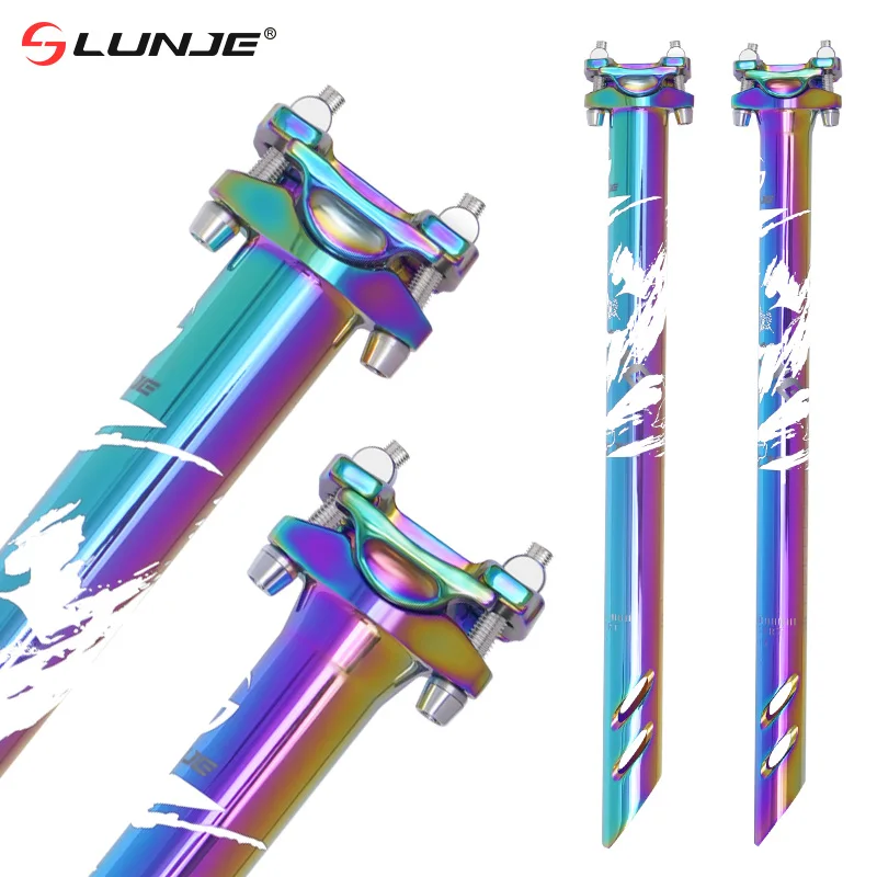Bicycle Seatpost 27 2 Bike Seat Tube Aluminum Alloy Hollow Seat Post Colorful 30.9 31.6*400mm Mountain Bicycle Accessories
Bicycle Seatpost 27 2 Bike Seat Tube Aluminum Alloy Hollow Seat Post Colorful 30.9 31.6*400mm Mountain Bicycle Accessories