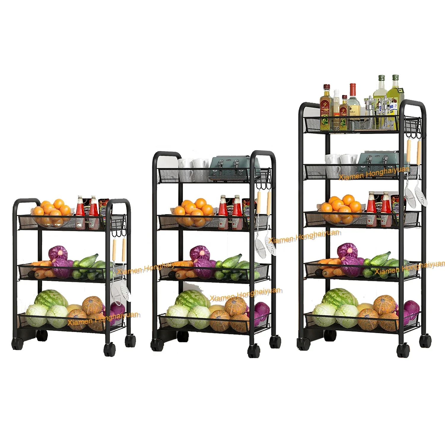 Wholesale 3/4/5 Tier Kitchen Trolley Cart Storage Organizer for the kitchen Other Kitchen Furniture
Wholesale 3/4/5 Tier Kitchen Trolley Cart Storage Organizer for the kitchen Other Kitchen Furniture