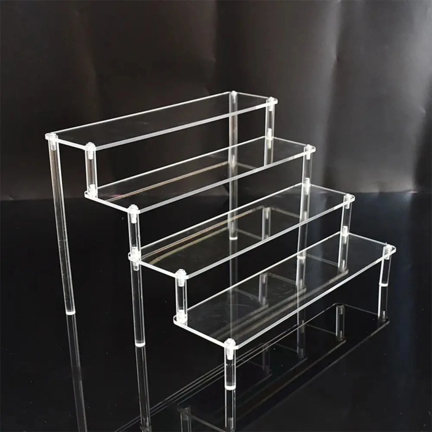 Acrylic Display Stand Pottery Rack Doll Clay Figurine Display Stand Transparent Ladder Makeup Organization Shelf
Acrylic Display Stand Pottery Rack Doll Clay Figurine Display Stand Transparent Ladder Makeup Organization Shelf