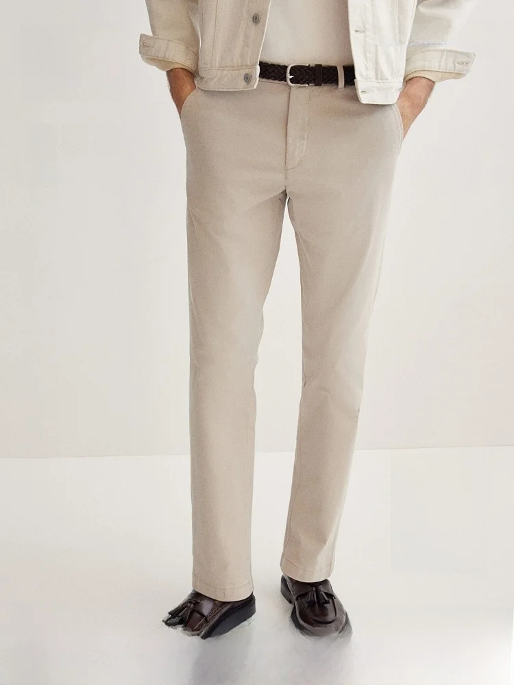 H&M Men's Casual Cotton Pants Slim Fit Commuter Elastic Old Money Style Summer Business Long Trousers Straight Leg Pants
H&M Men's Casual Cotton Pants Slim Fit Commuter Elastic Old Money Style Summer Business Long Trousers Straight Leg Pants