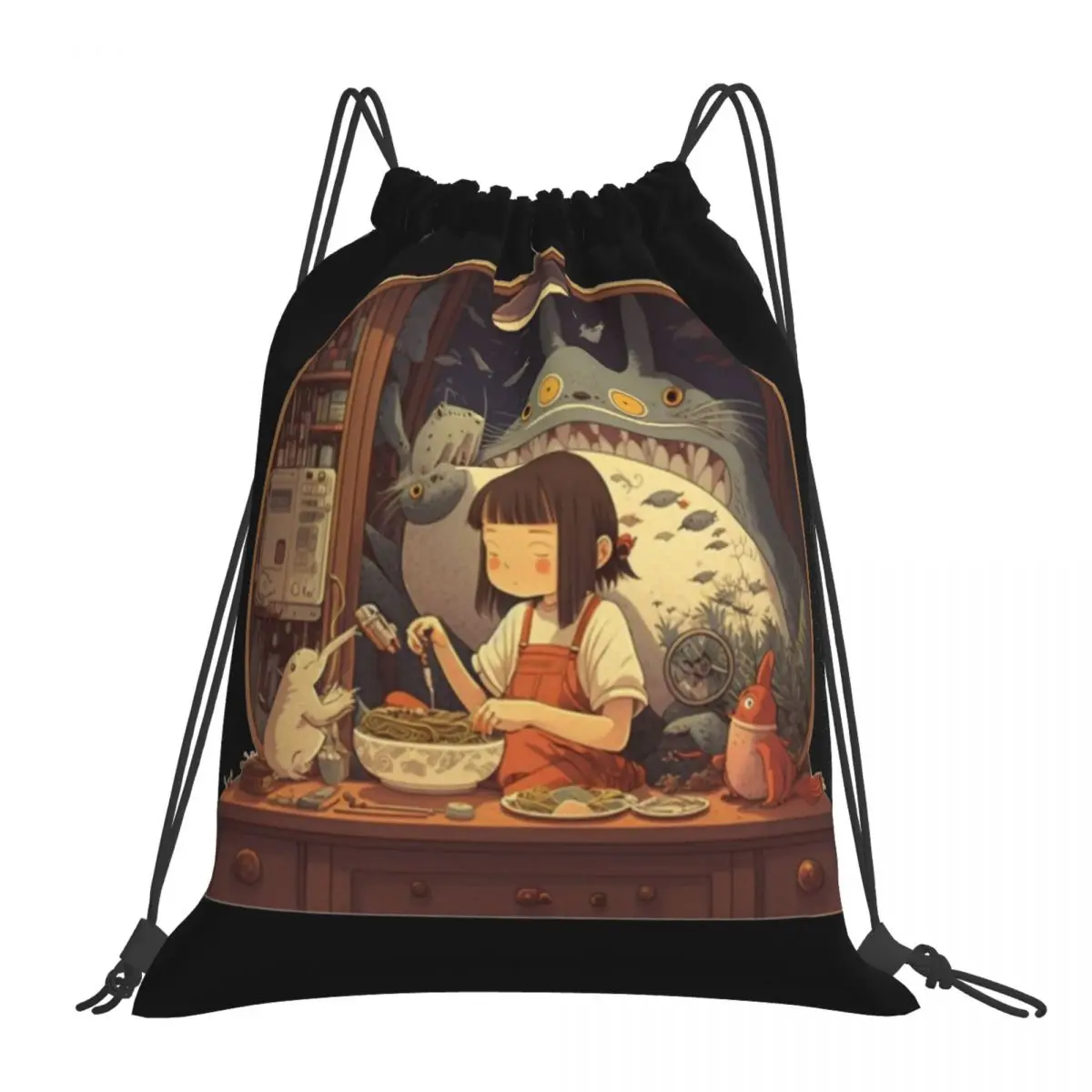 Рюкзаки Dark Ghibli, многофункциональные портативные сумки на шнурке, карманные спортивные сумки на шнурке, сумки для книг для мужчин и женщин, школьные
Рюкзаки Dark Ghibli, многофункциональные портативные сумки на шнурке, карманные спортивные сумки на шнурке, сумки для книг для мужчин и женщин, школьные