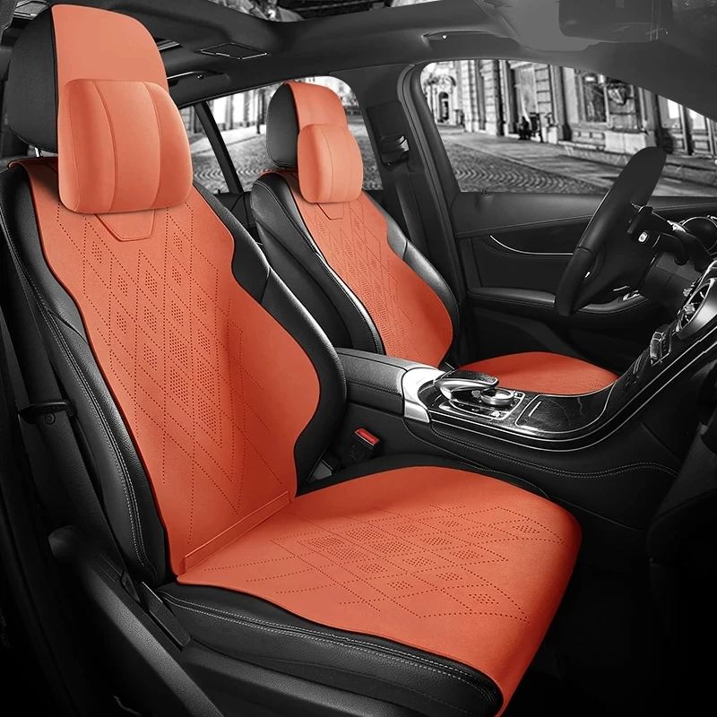 Motoptes Universal Fit Car Accessories Suede Saddle Seat Cushions Pad Half Covered for 90% Sedan SUV Suede Universal Set Covers
Motoptes Universal Fit Car Accessories Suede Saddle Seat Cushions Pad Half Covered for 90% Sedan SUV Suede Universal Set Covers