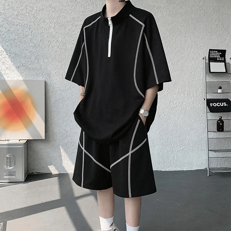 Summer Cargo Style Set Men's Casual Hooded Solid Short Sleeve T-shirt Shorts Loose Fashion High Quality Handsome Sweatshirt Suit
Summer Cargo Style Set Men's Casual Hooded Solid Short Sleeve T-shirt Shorts Loose Fashion High Quality Handsome Sweatshirt Suit
