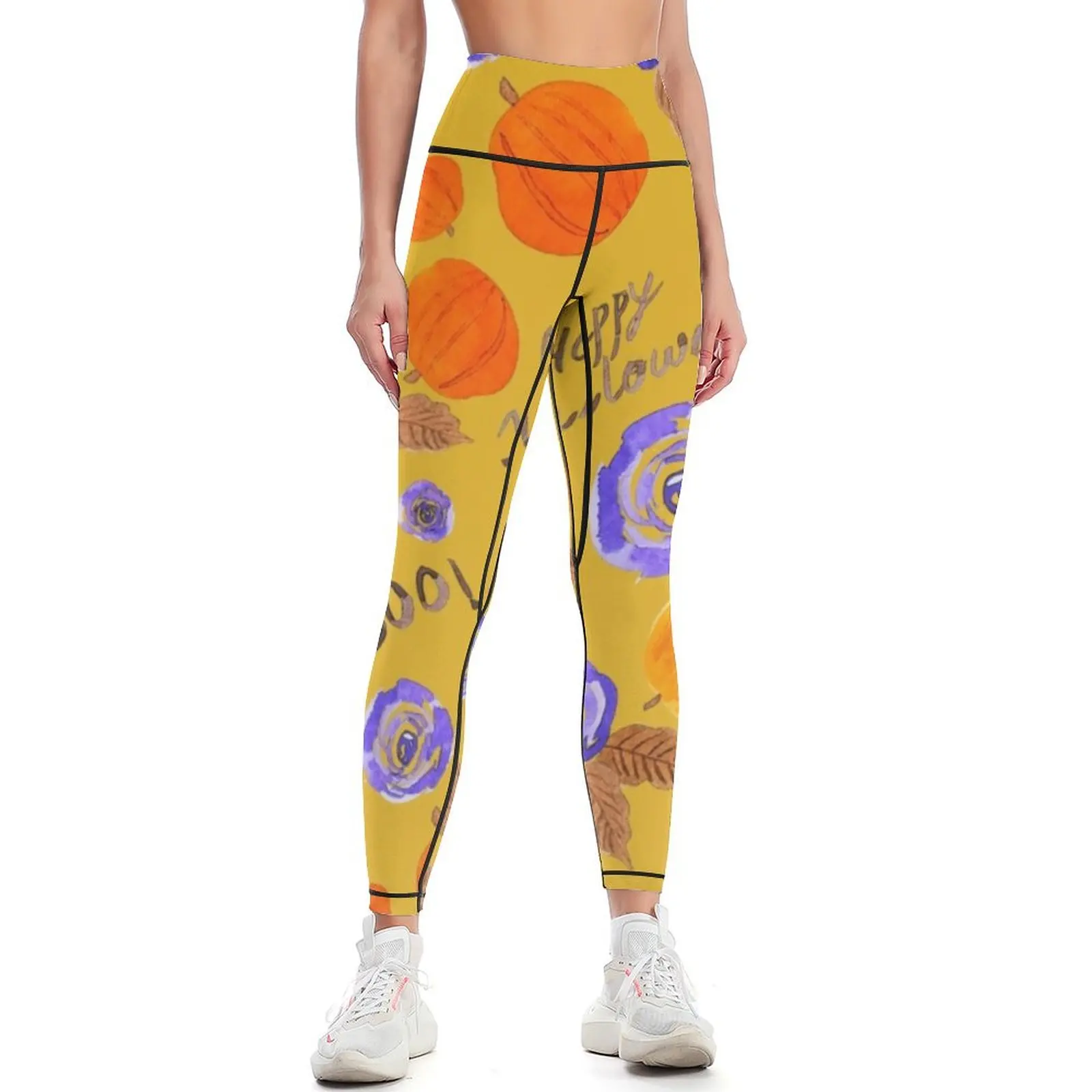 Pumpkin and Roses-halloween design Leggings sports woman gym Clothing fitness Women's sportswear Womens Leggings
Pumpkin and Roses-halloween design Leggings sports woman gym Clothing fitness Women's sportswear Womens Leggings