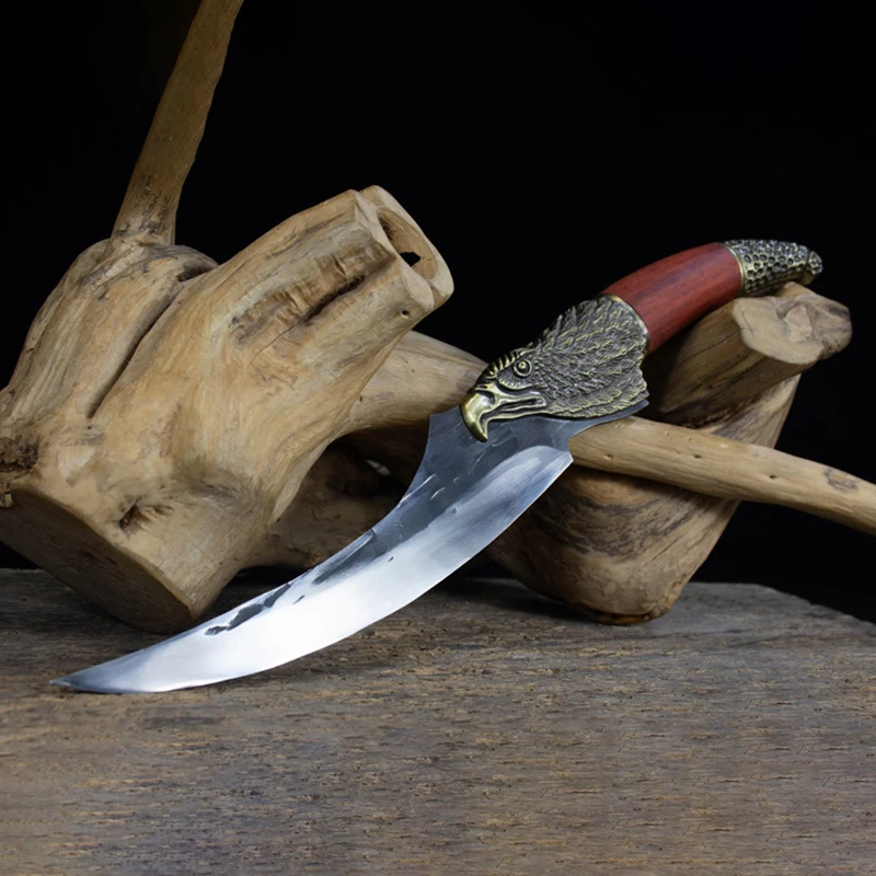 Utility Knife With Cover 7Cr17CoMoV Steel Blade Sharp Boning Cleaver BBQ Handmade Forged Longquan Kitchen Knives Cooking Tools
Utility Knife With Cover 7Cr17CoMoV Steel Blade Sharp Boning Cleaver BBQ Handmade Forged Longquan Kitchen Knives Cooking Tools